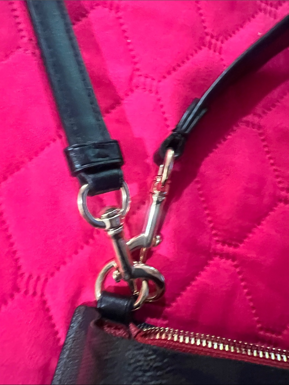 Coach Brown Signature Canvas Crossbody Tote with Gold Hardware - Picture 12 of 14